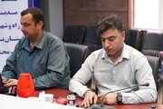 نشست خبری مدیر کل راه و شهرسازی استان بوشهر با اصحاب رسانه.