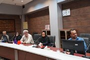 نشست خبری مدیر کل راه و شهرسازی استان بوشهر با اصحاب رسانه.