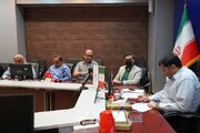 نشست خبری مدیر کل راه و شهرسازی استان بوشهر با اصحاب رسانه.