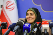 ببینید| نشست خبری فرزانه صادق وزیر راه وشهرسازی با خبرنگاران (2)