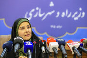 ببینید| نشست خبری فرزانه صادق وزیر راه وشهرسازی با خبرنگاران (2)