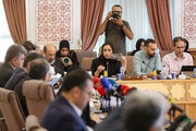 ببینید| نشست خبری فرزانه صادق وزیر راه وشهرسازی با خبرنگاران (2)