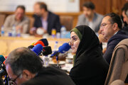 ببینید| نشست خبری فرزانه صادق وزیر راه وشهرسازی با خبرنگاران (2)