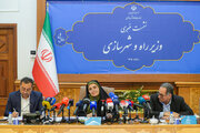 ببینید| نشست خبری فرزانه صادق وزیر راه وشهرسازی با خبرنگاران (2)