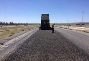 ببینید/ پروژه روکش آسفالت حفاظتی محورهای شریانی استان کرمان