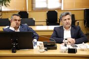 دیدار هوشنگ بازوند، مدیرعامل شرکت ساخت و توسعه با محمدمهدی فرودین نماینده مردم فیروزآباد، قیر و کارزین و فراشبند در مجلس شورای اسلامی