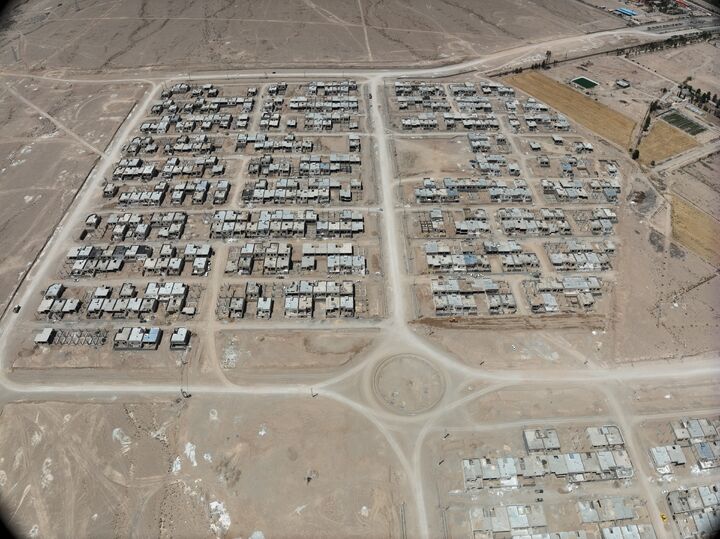 ببینید|ساخت خانه های ویلایی در سایت 48 هکتاری نهضت ملی مسکن دامغان استان سمنان