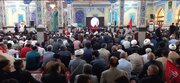 ببینید| شرکت مدیر کل و کارکنان بسیجی اداره کل راه و شهرسازی سیستان وبلوچستان در مراسم چهلم رهبر شهید انقلاب در مسجد جامع زاهدان