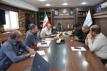 جلسه مشترک مدیر کل راه بوشهر با مدیر کل شهرک صنعتی بوشهر