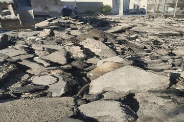 آغاز عملیات سنگ فرش شهر بوشهر