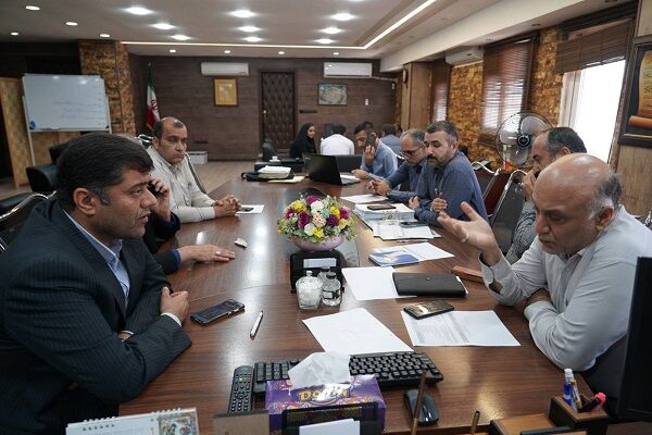 جلسه مشترک مدیر کل راه بوشهر با مدیر کل شهرک صنعتی بوشهر