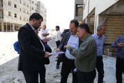 بازدید مدیر کل دفتر طرح ریزی و پایش مسکن وزارت راه و شهرسازی به استان قزوین و هیأت همراه
