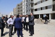 بازدید مدیر کل دفتر طرح ریزی و پایش مسکن وزارت راه و شهرسازی به استان قزوین و هیأت همراه