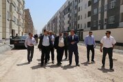 بازدید مدیر کل دفتر طرح ریزی و پایش مسکن وزارت راه و شهرسازی به استان قزوین و هیأت همراه