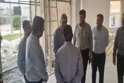 پیشرفت 96 درصدی کتابخانه دیر - بوشهر