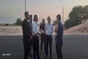 بازدید سرپرست مجری کریدور نوار ساحلی جنوب کشور از پروژه های گناوه