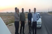 بازدید سرپرست مجری کریدور نوار ساحلی جنوب کشور از پروژه های گناوه