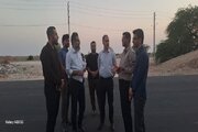 بازدید سرپرست مجری کریدور نوار ساحلی جنوب کشور از پروژه های گناوه