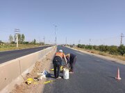 ببینید/ آشکارسازی سرعتکاه‌های محور اک_اسفرورین توسط راهداران تاکستان در استان قزوین