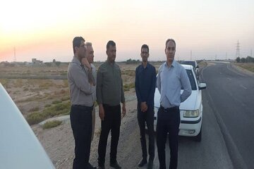 بازدید سرپرست مجری کریدور نوار ساحلی جنوب کشور از پروژه های گناوه