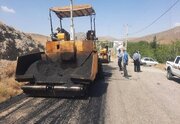 ببینید/ عملیات روکش آسفالت محور روستایی شصت فیچ بافت در استان کرمان