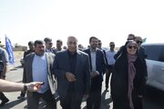 ببینید| بازدید وزیر راه و شهرسازی و مدیرعامل شرکت ساخت و توسعه از محور نهاوند-آورزمان-ملایر
