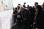 ببینید| بازدید وزیر راه و شهرسازی و مدیرعامل شرکت ساخت و توسعه از محور نهاوند-آورزمان-ملایر