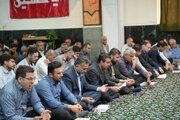 تجدید میثاق مدیرکل و کارکنان راهداری و حمل و نقل جاده ای خوزستان با آرمان‌های شهدا در هفته دولت