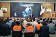 تجدید میثاق مدیرکل و کارکنان راهداری و حمل و نقل جاده ای خوزستان با آرمان‌های شهدا در هفته دولت
