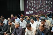 تجدید میثاق مدیرکل و کارکنان راهداری و حمل و نقل جاده ای خوزستان با آرمان‌های شهدا در هفته دولت