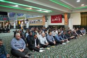 تجدید میثاق مدیرکل و کارکنان راهداری و حمل و نقل جاده ای خوزستان با آرمان‌های شهدا در هفته دولت