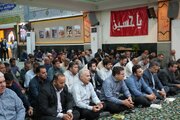 تجدید میثاق مدیرکل و کارکنان راهداری و حمل و نقل جاده ای خوزستان با آرمان‌های شهدا در هفته دولت