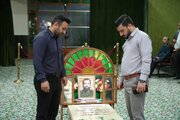تجدید میثاق مدیرکل و کارکنان راهداری و حمل و نقل جاده ای خوزستان با آرمان‌های شهدا در هفته دولت