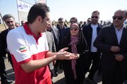بازدید وزیر راه و شهرسازی از پروژه راهسازی در محور ملایر