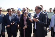بازدید وزیر راه و شهرسازی از پروژه راهسازی در محور ملایر