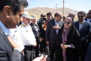 بازدید وزیر راه و شهرسازی از پروژه راهسازی در محور ملایر