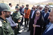 بازدید وزیر راه و شهرسازی از پروژه راهسازی در محور ملایر
