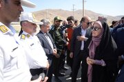 بازدید وزیر راه و شهرسازی از پروژه راهسازی در محور ملایر