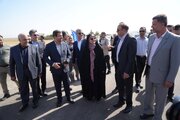 بازدید وزیر راه و شهرسازی از پروژه راهسازی در محور ملایر