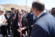 بازدید وزیر راه و شهرسازی از پروژه راهسازی در محور ملایر