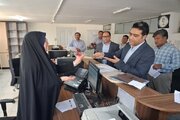 دیدار صمیمانه مدیرکل راه و شهرسازی استان مرکزی با کارکنان به مناسبت هفته دولت