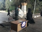 ببینید| همزمان با هفته دولت برپایی میز خدمت و جهاد تبیین در جمع مردم شهر علی‌اکبر سیستان