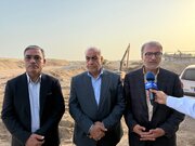 بازدید مدیرعامل شرکت ساخت و توسعه از پل بزرگ گچین در هرمزگان