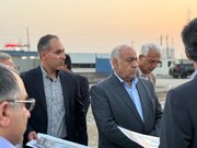 ببینید| بازدید هوشنگ بازوند از روند ساخت میدان سایت شهر بندرعباس
