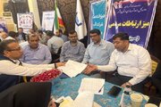 برپایی میز خدمت راه و شهرسازی بوشهر به مناسبت هفته دولت