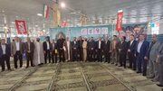 ببینید| برگزاری میز خدمت اداره‌کل راه و شهرسازی سیستان و بلوچستان در مصلای نماز جمعه زاهدان همزمان با هفته دولت