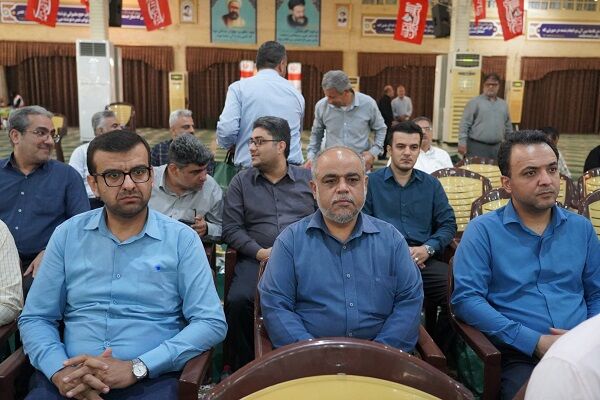 حضور کارکنان در مراسم هفته دولت بوشهر