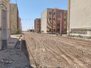 آغاز عملیات زیرسازی معابر برای آسفالت ریزی سایت هکتاری نهضت ملی مسکن گرمسار در استان سمنان