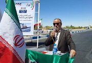 آیین افتتاح پروژه روکش آسفالت تقاطع سه‌راهی ده محمد_عشق‌آباد