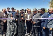 آیین افتتاح پروژه روکش آسفالت تقاطع سه‌راهی ده محمد_عشق‌آباد